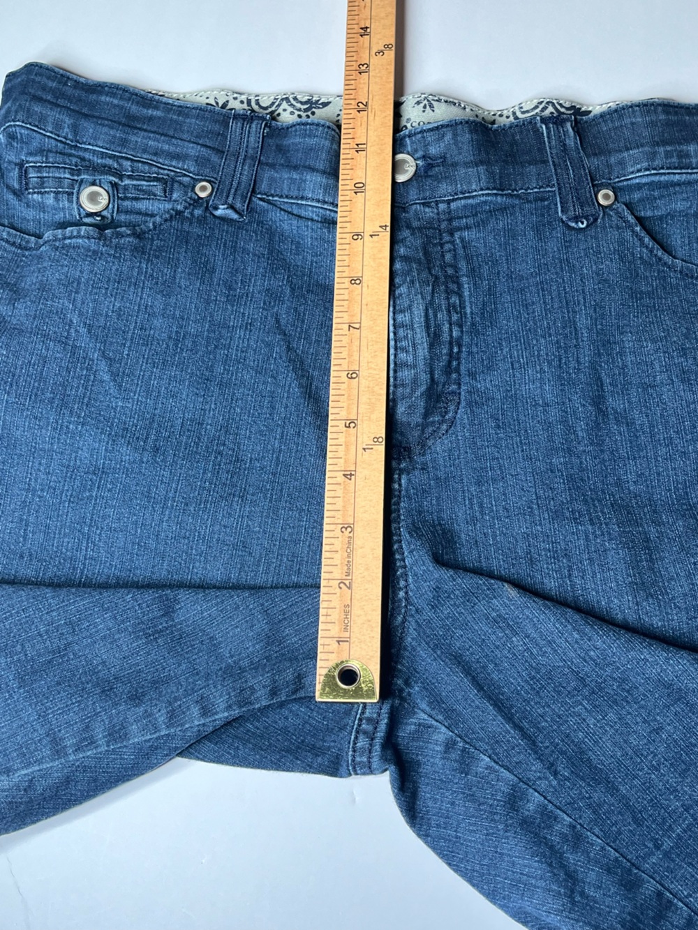 Lee Comfort Waistband Jean Shorts Size 16 - Picture 8 of 13